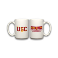 USC Trojans Good Neighbors Campaign White El Grande Sublimated Mug